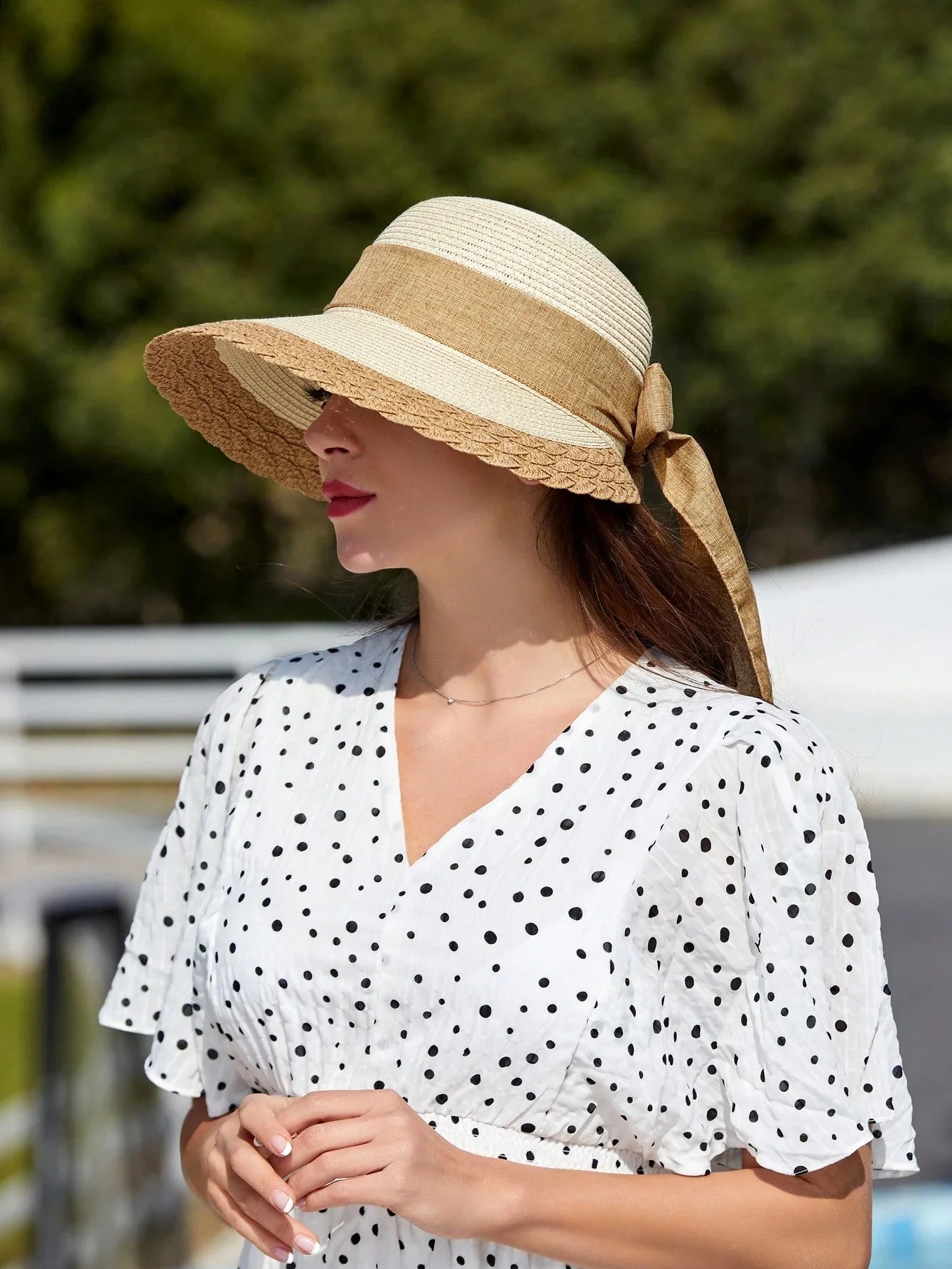 Chapéu de Palha com Laço