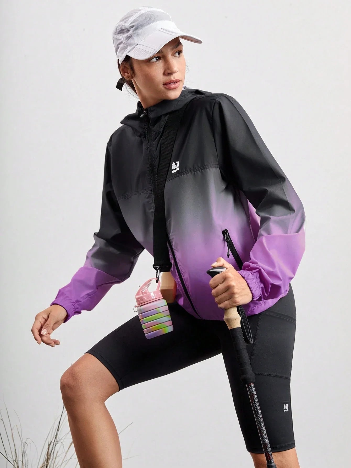 Corta-Vento Casual Com Capuz Julia