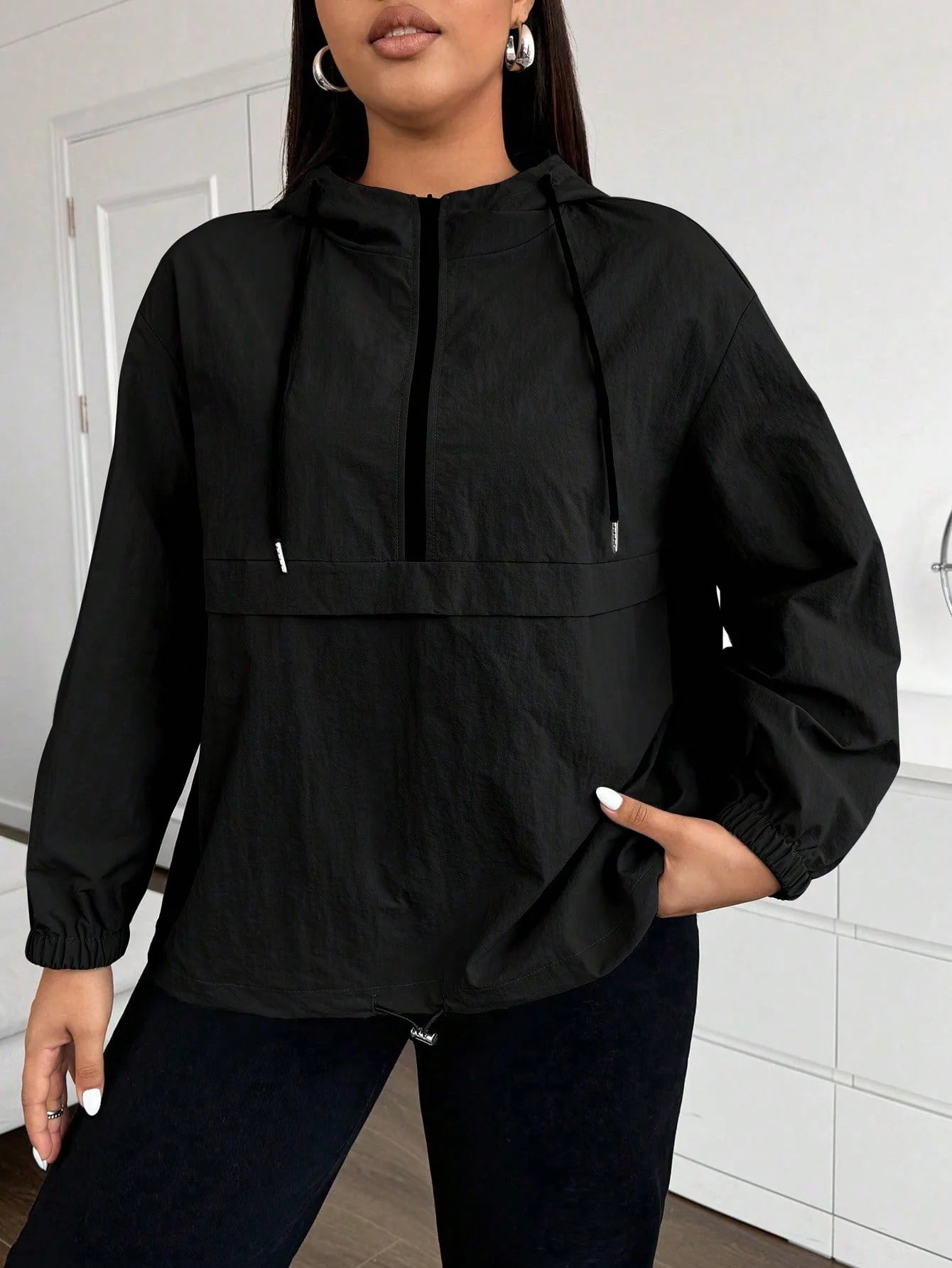 Corta-Vento Impermeável Plus Size Mia