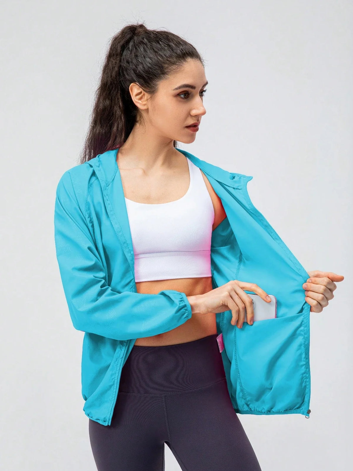 Corta Vento Leve de Secagem Rápida e Resistente