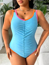 Maiô Plus Size Azul