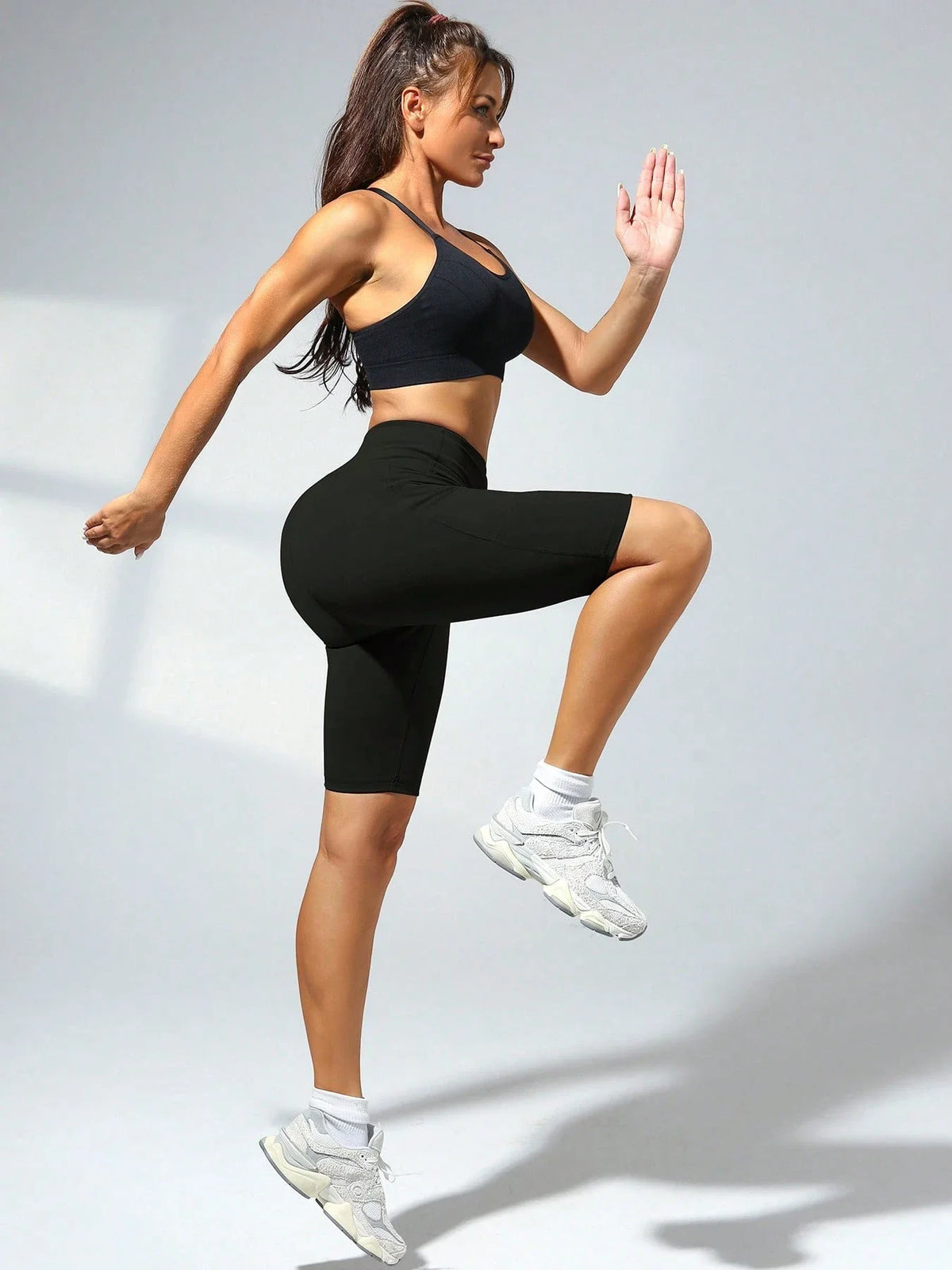 Short Cintura Alta Respirável