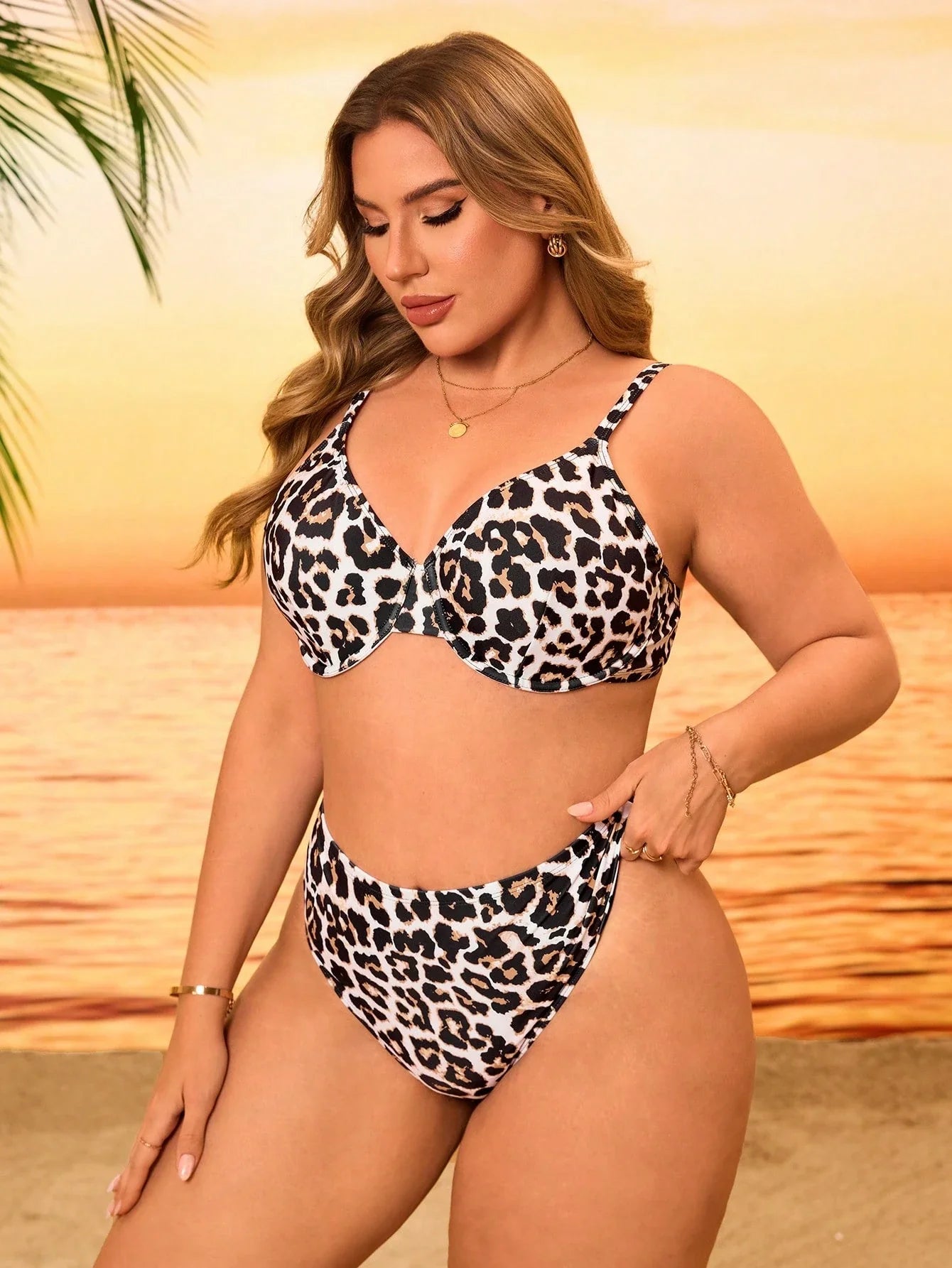Biquíni Plus Size Zebra