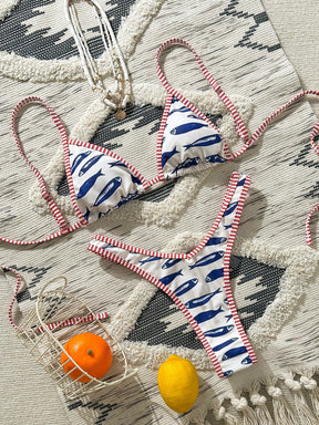 Biquíni Estampa Sardinha Cortininha