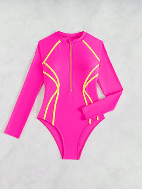 Maiô Zíper Frontal Binding