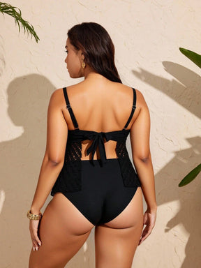 Tankini Plus Size Black
