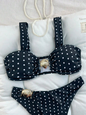 Biquíni Poá com Fivela