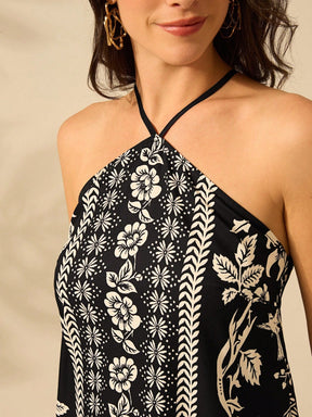 Vestido Curto Boho de Verão