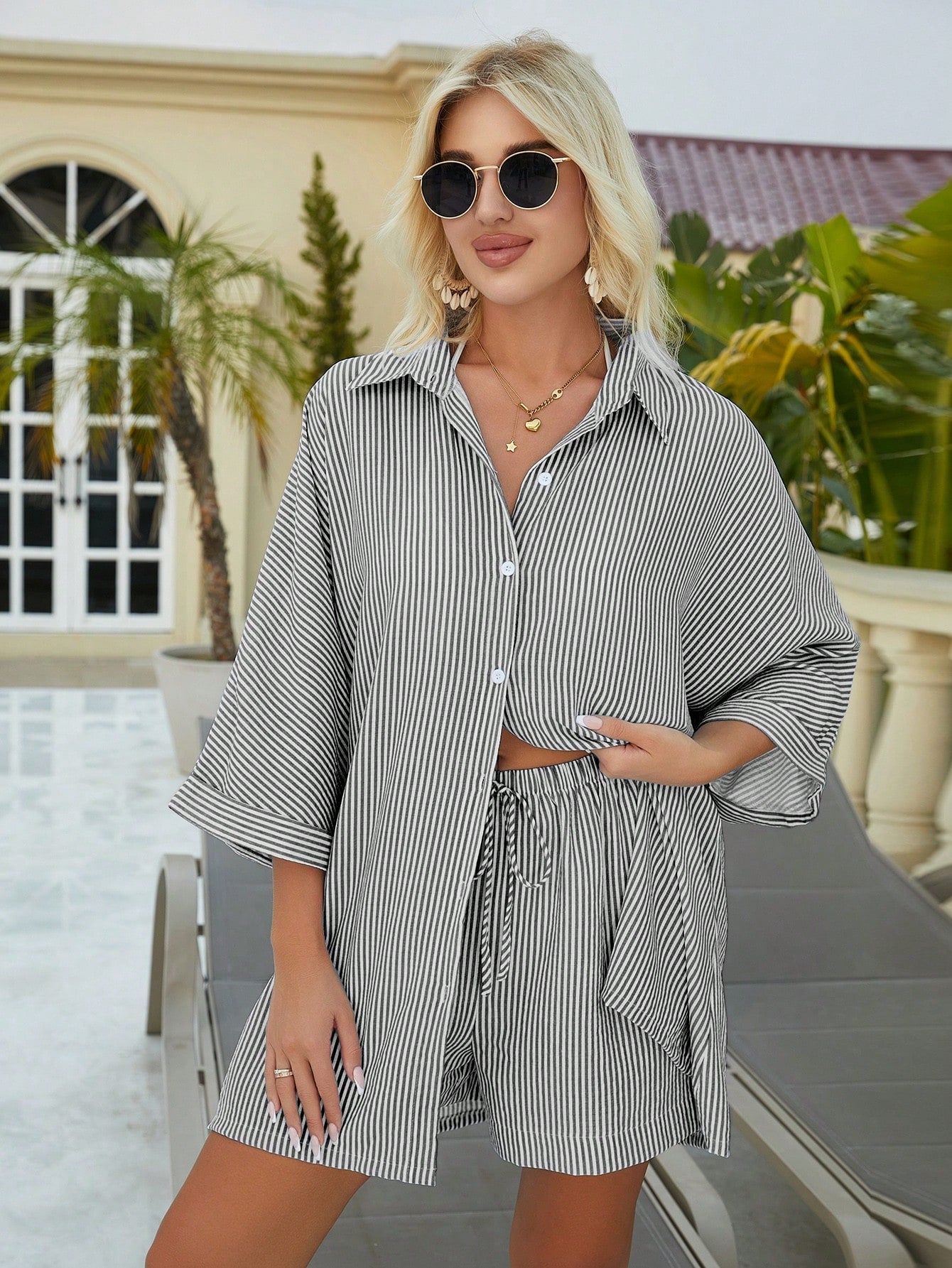 Conjunto 2 Peças Listrado Helena