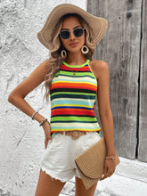 Blusa Listrada Em Tricô