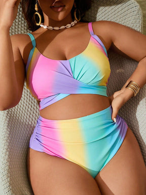Maiô Plus Size Candy Wave