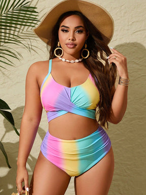 Maiô Plus Size Candy Wave