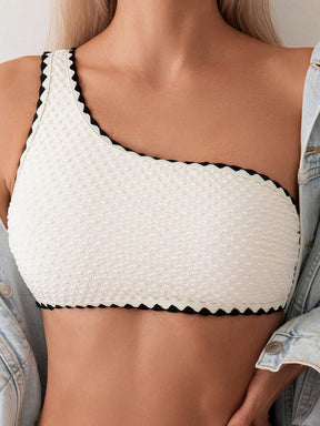 Biquíni Meio Ombro Celeste G