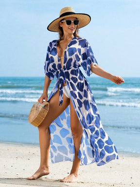 Saída de Praia Longa de Malha Transparente