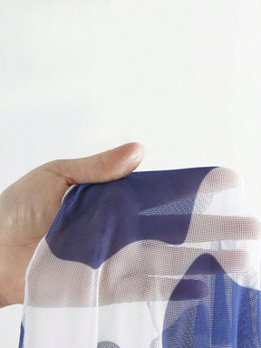 Saída de Praia Longa de Malha Transparente