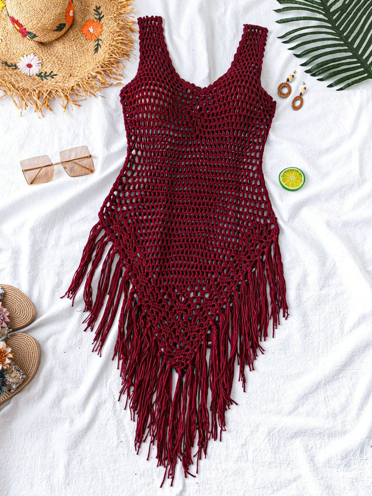 Saída de Praia Em Crochê Lavinia