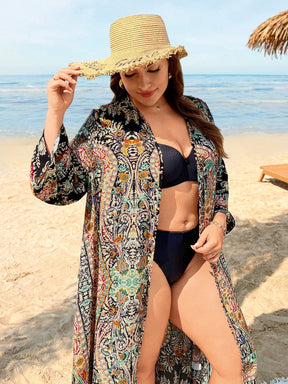 Saída de Praia Plus Size Longa Juliana